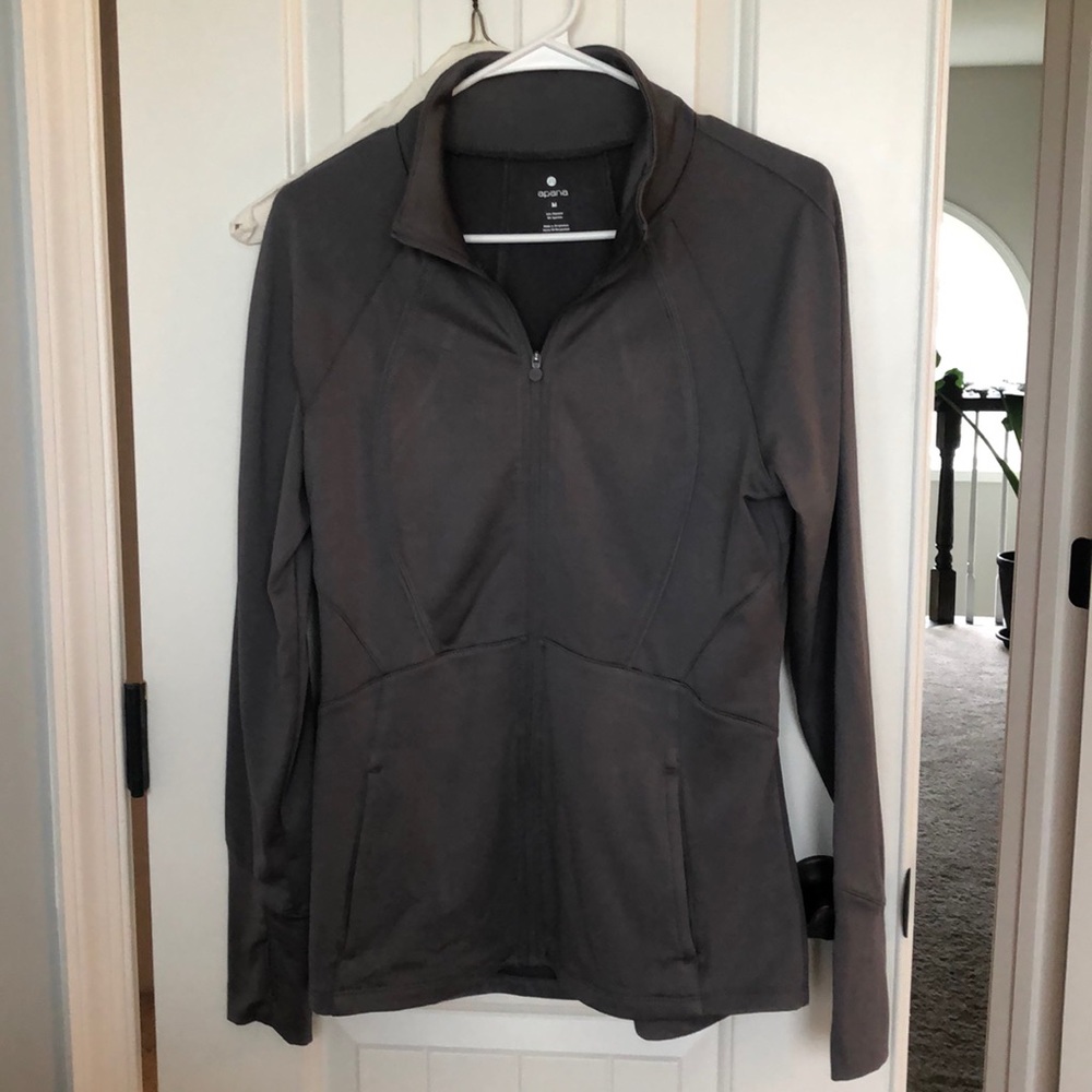 Athletic zip up jacket